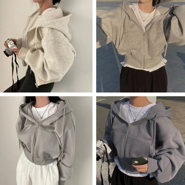 Lynne - Women’s oversized zip-up hoodie