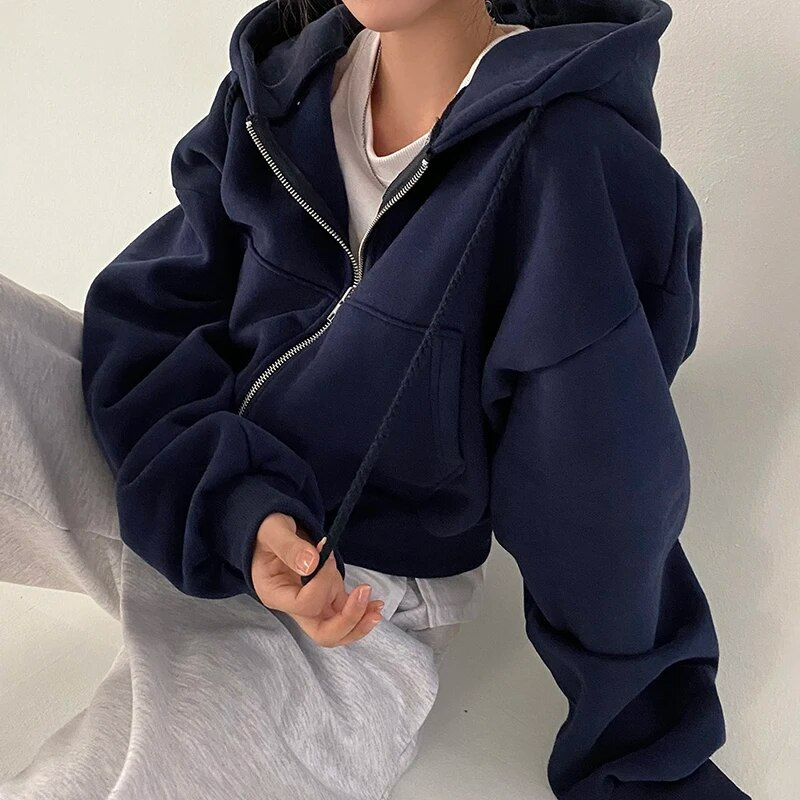 Lynne - Women’s oversized zip-up hoodie