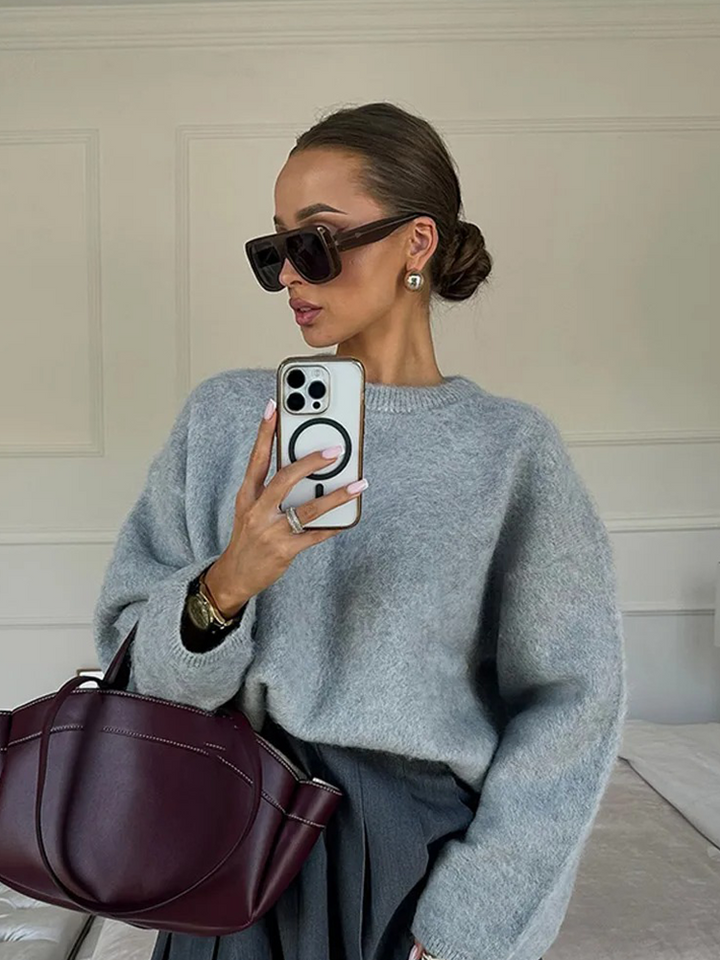 Denise - Fluffy Knit Jumper