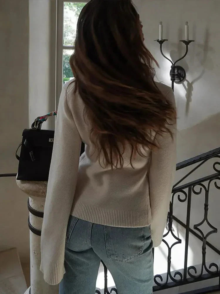 Corey - Women Button-Up Knit Cardigan