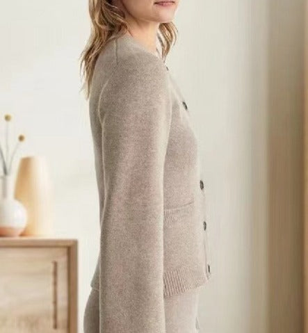 Sharon - Button-Up Knit Cardigan