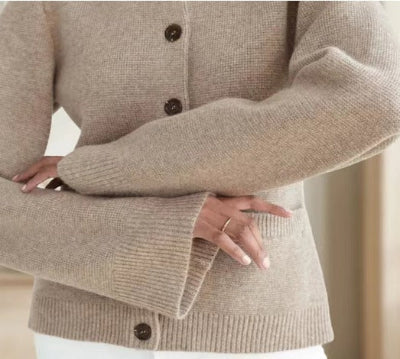 Sharon - Button-Up Knit Cardigan
