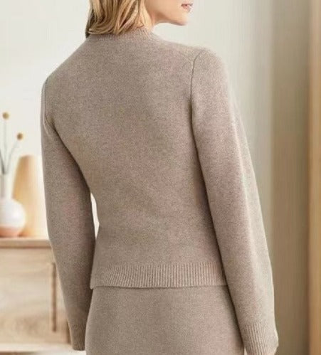 Sharon - Button-Up Knit Cardigan