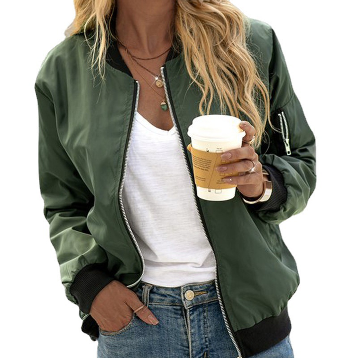 Bec - Long sleeve bomber jacket for women