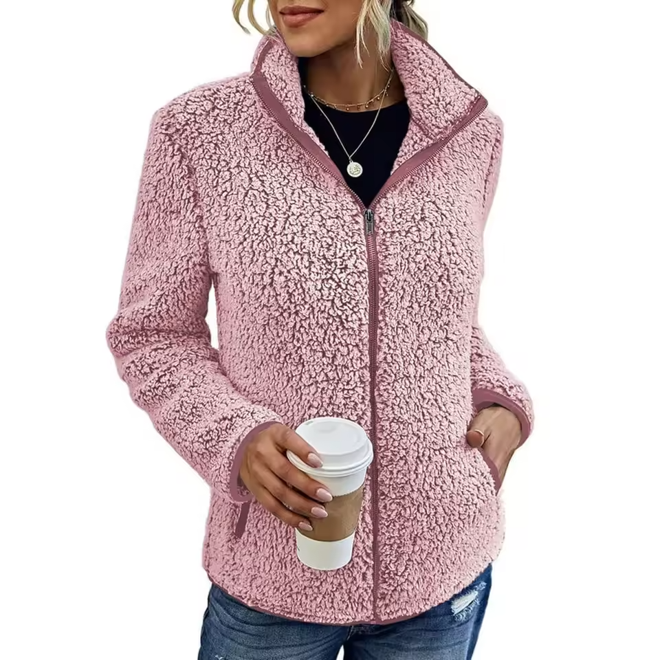 Roselyn - Fleece Zip-Up Jacket