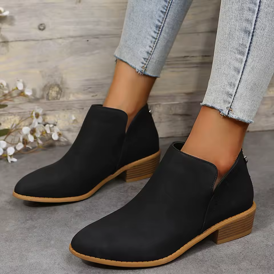 Mia - Sleek Ankle Boots for Effortless Style
