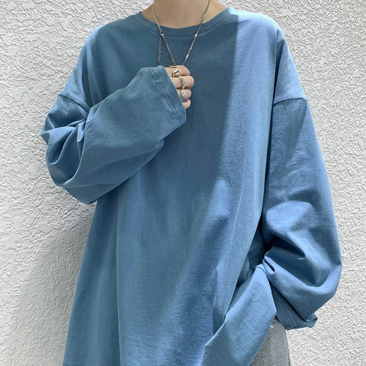 Mardi - Oversized round neck jumper for women