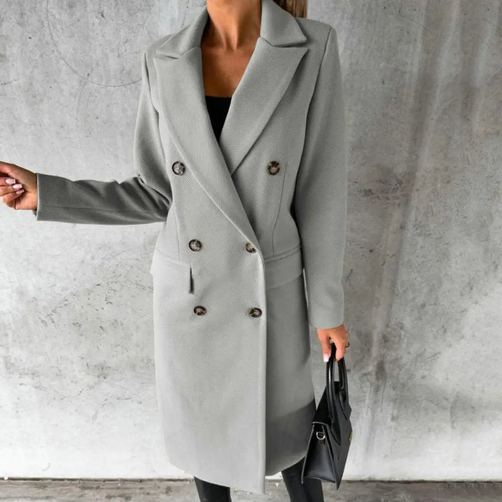 Genevieve™ - Timeless Double-Breasted Coat