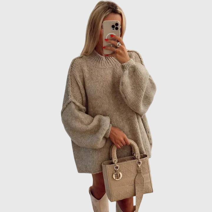 Natasha - Oversized Knit Sweater for Comfort and Style