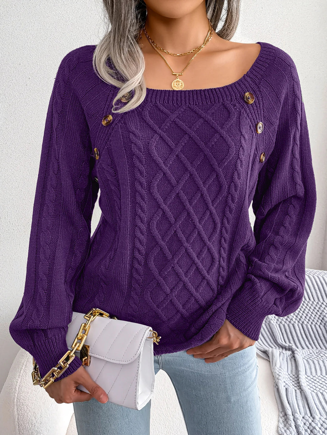 Rosemarie - Warm Button Pullover