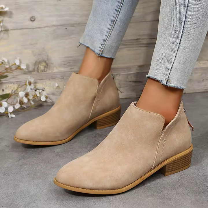 Mia - Sleek Ankle Boots for Effortless Style