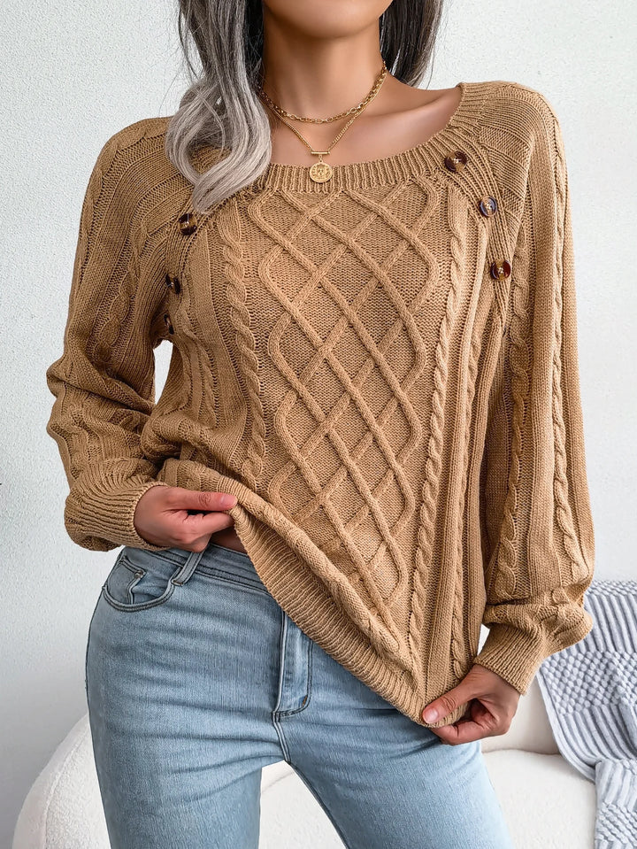 Rosemarie - Warm Button Pullover