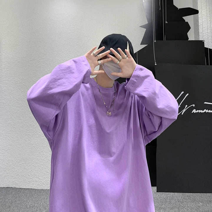 Mardi - Oversized round neck jumper for women