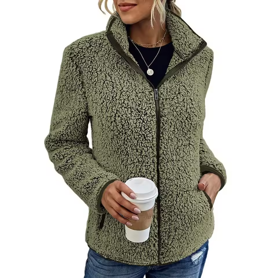 Roselyn - Fleece Zip-Up Jacket