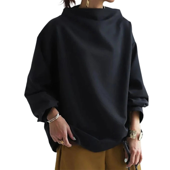 Yiota - Oversized round neck jumper for women