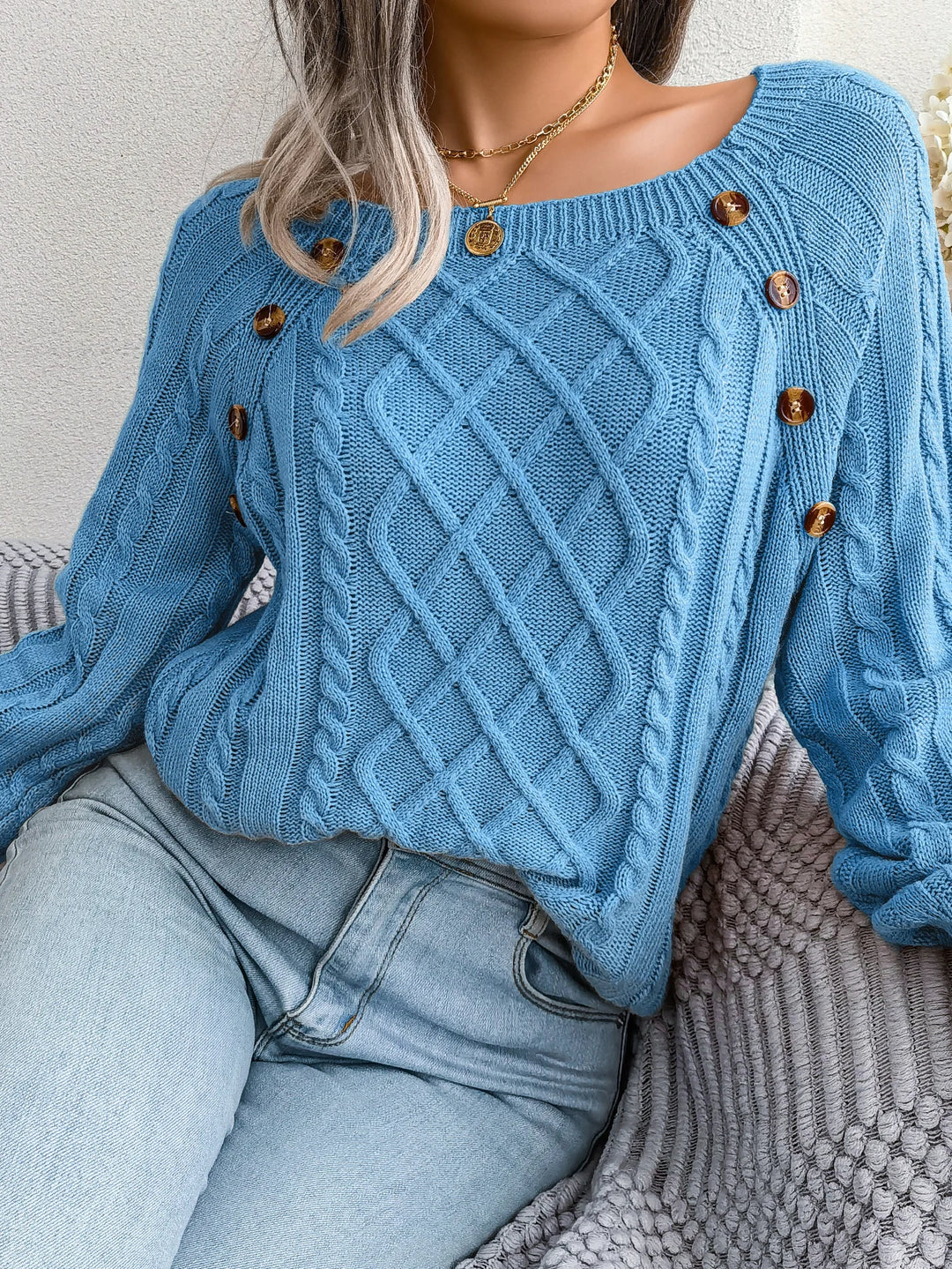 Rosemarie - Warm Button Pullover