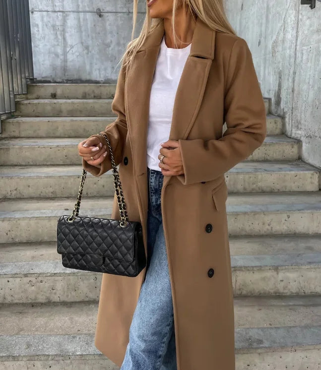 Kim™ | Elegant Double-Breasted Coat