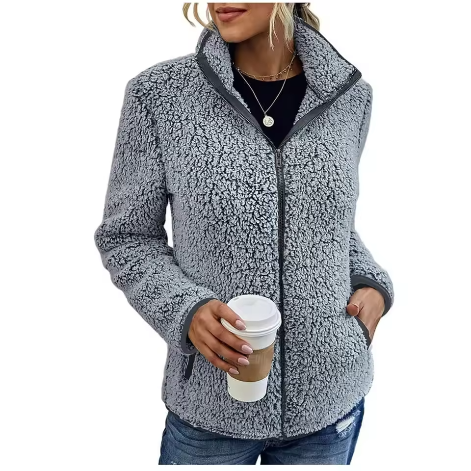 Roselyn - Fleece Zip-Up Jacket