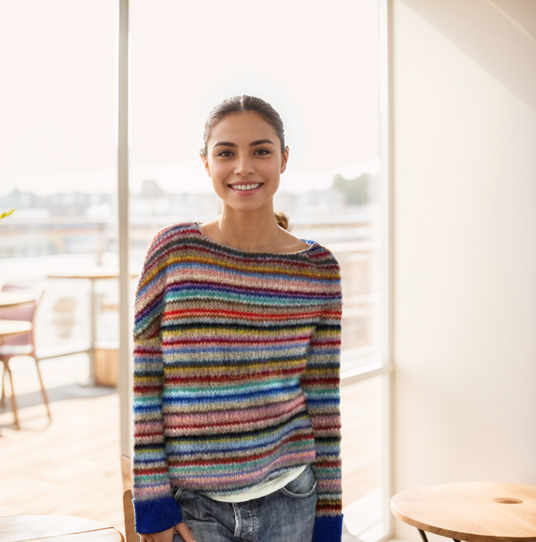 Izzel™ - Cozy Fair Isle Sweater