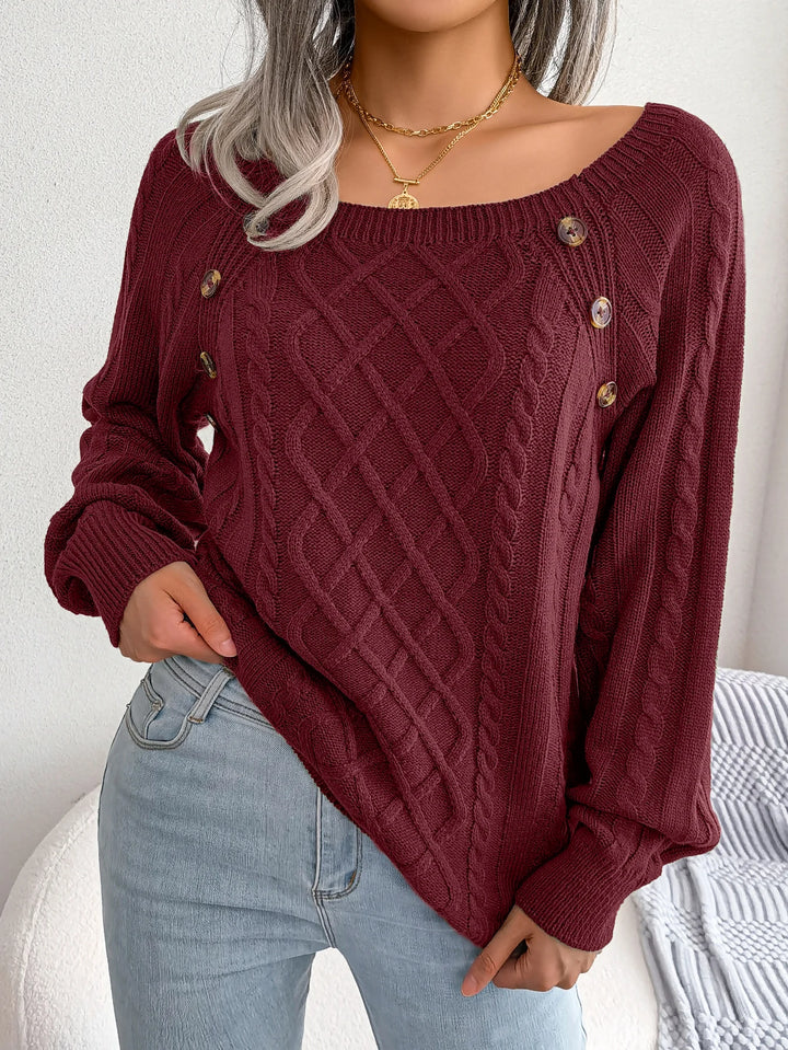 Rosemarie - Warm Button Pullover