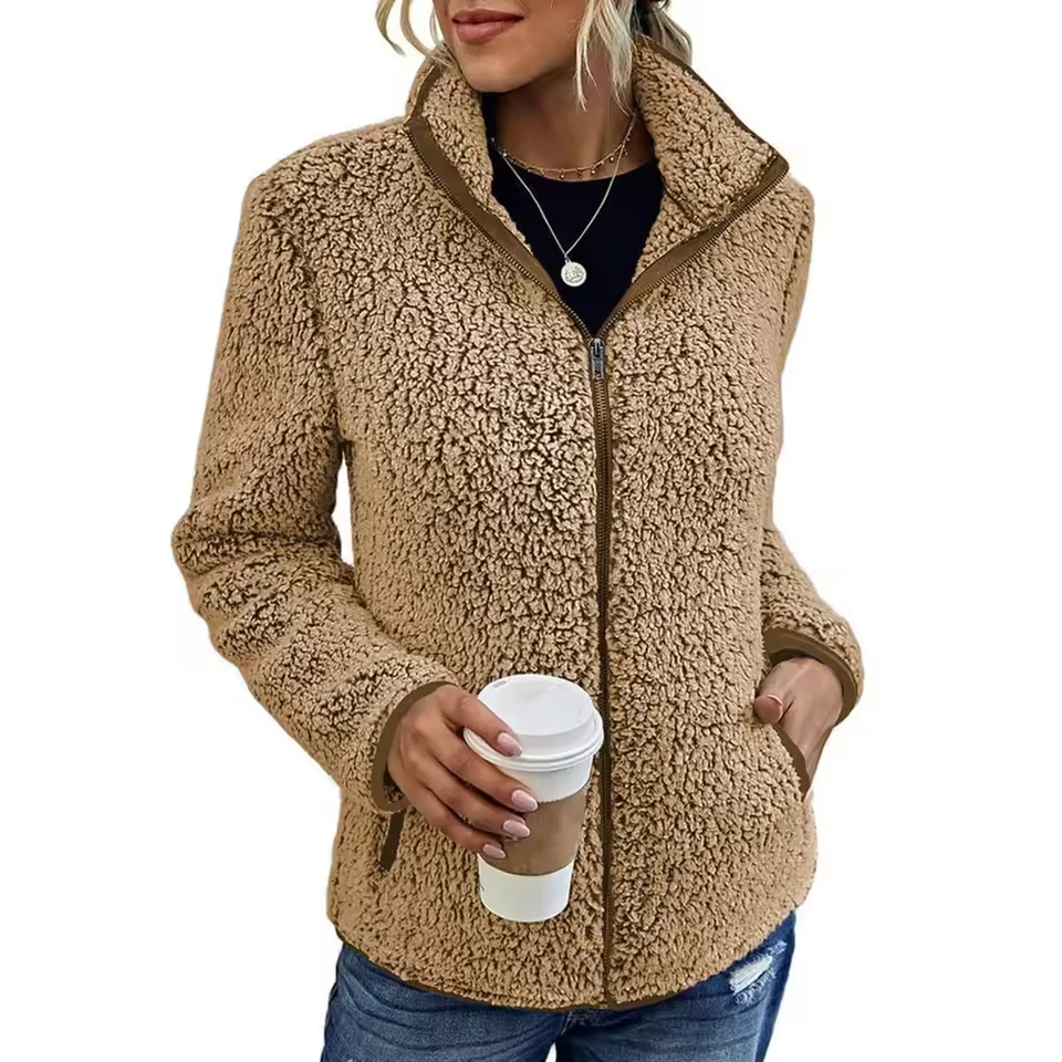 Roselyn - Fleece Zip-Up Jacket