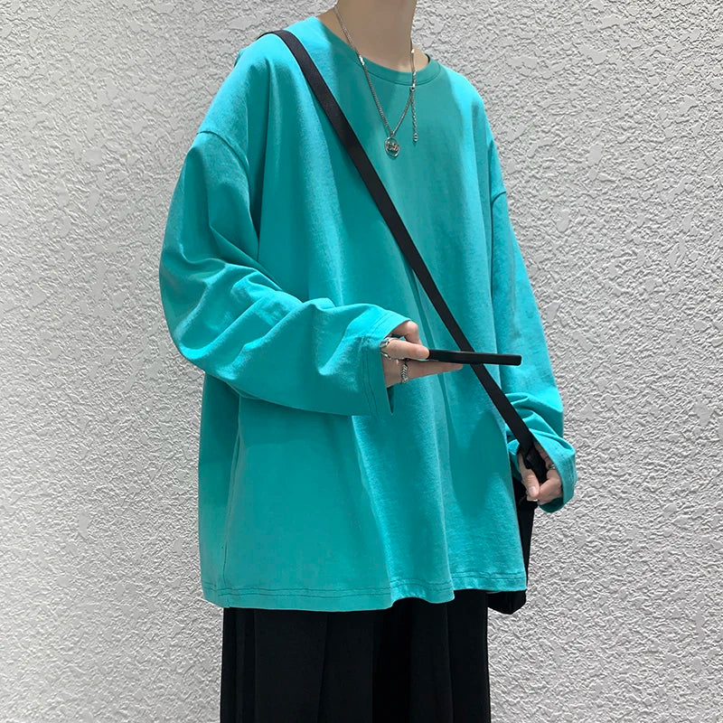 Mardi - Oversized round neck jumper for women