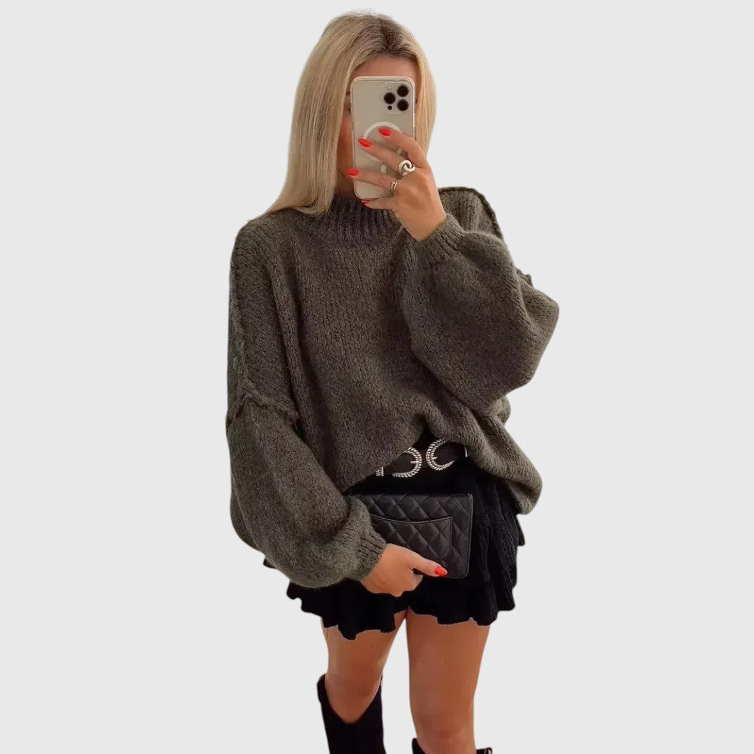 Natasha - Oversized Knit Sweater for Comfort and Style