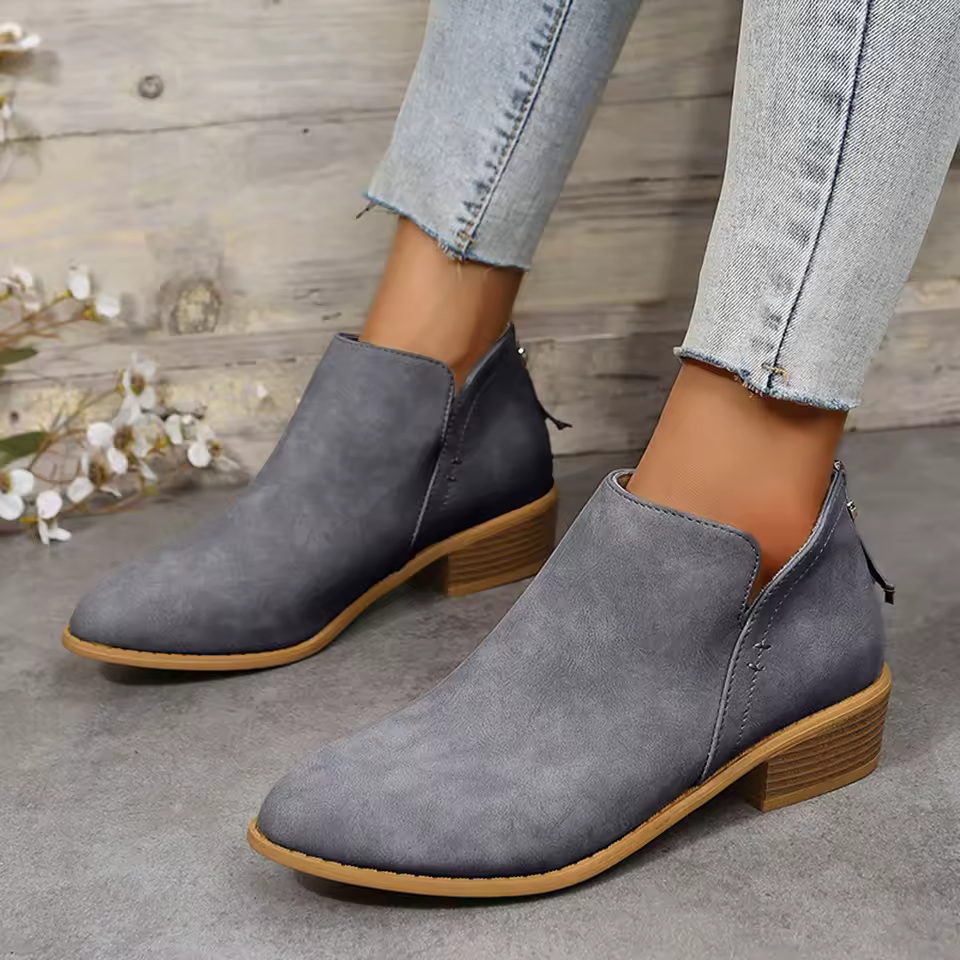 Mia - Sleek Ankle Boots for Effortless Style