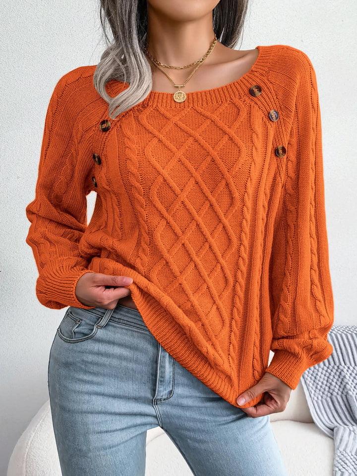 Rosemarie - Warm Button Pullover
