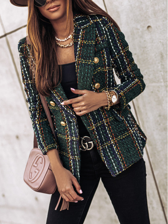 Percy - Stylish Checked Blazer