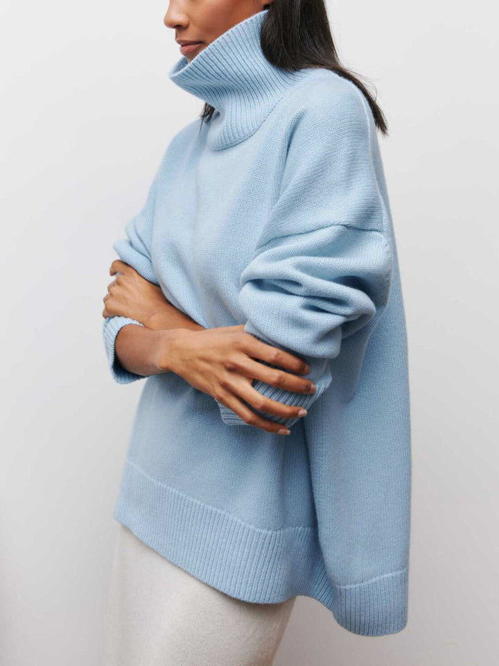 Marta - Women's Oversized Turtleneck Sweater