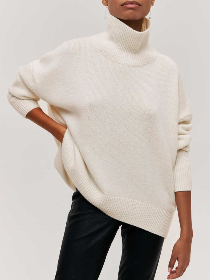 Marta - Women's Oversized Turtleneck Sweater