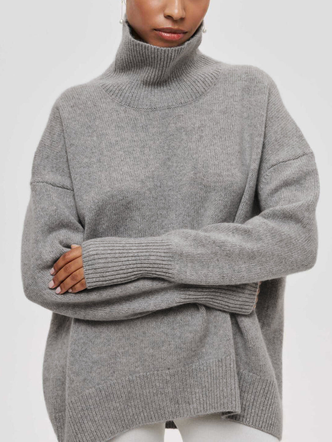 Marta - Women's Oversized Turtleneck Sweater