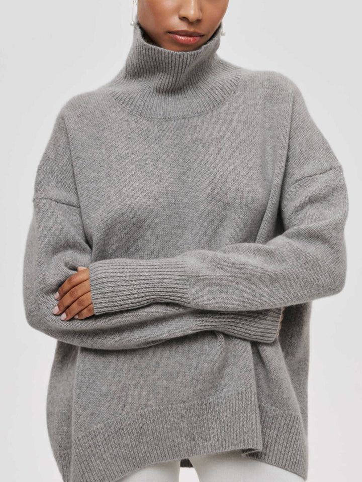Marta - Women's Oversized Turtleneck Sweater