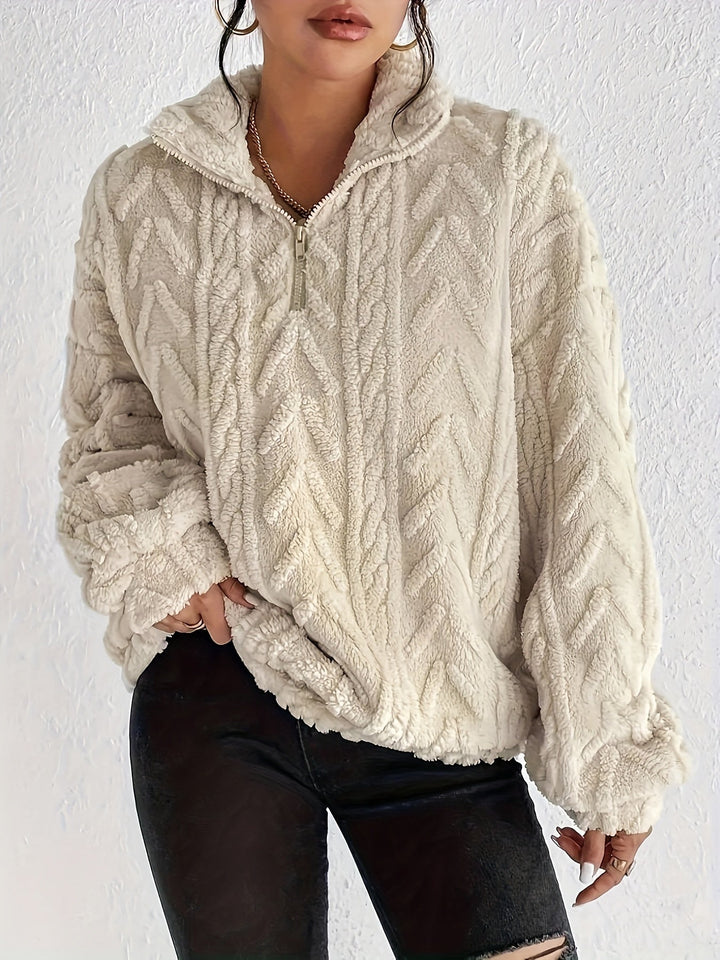 Tara - Knit Half Zip Jumper