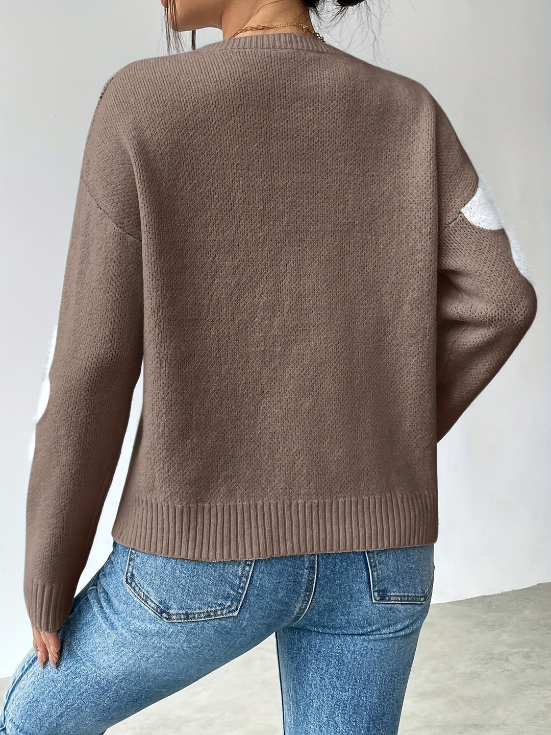 Pam - Elegant Floral Jumper