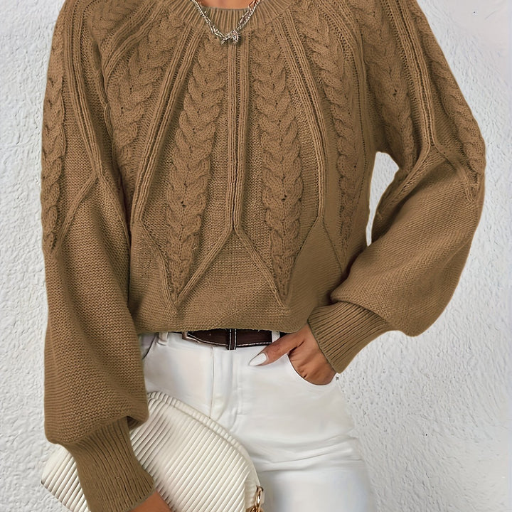 Jacinta - Elegant Cable Jumper