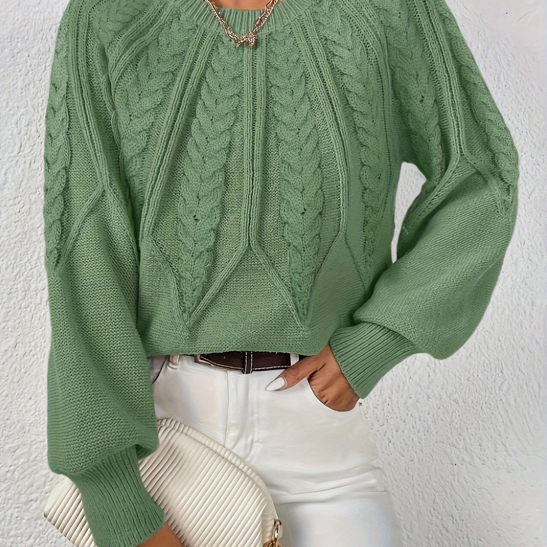 Jacinta - Elegant Cable Jumper