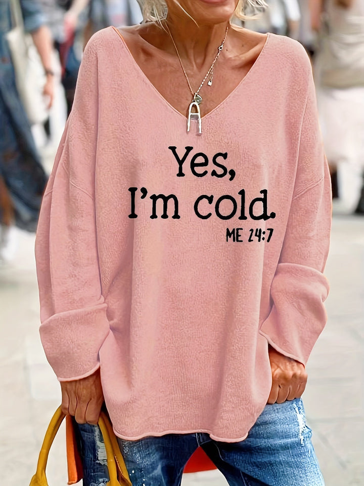 Paula - Ladies casual oversized jumper