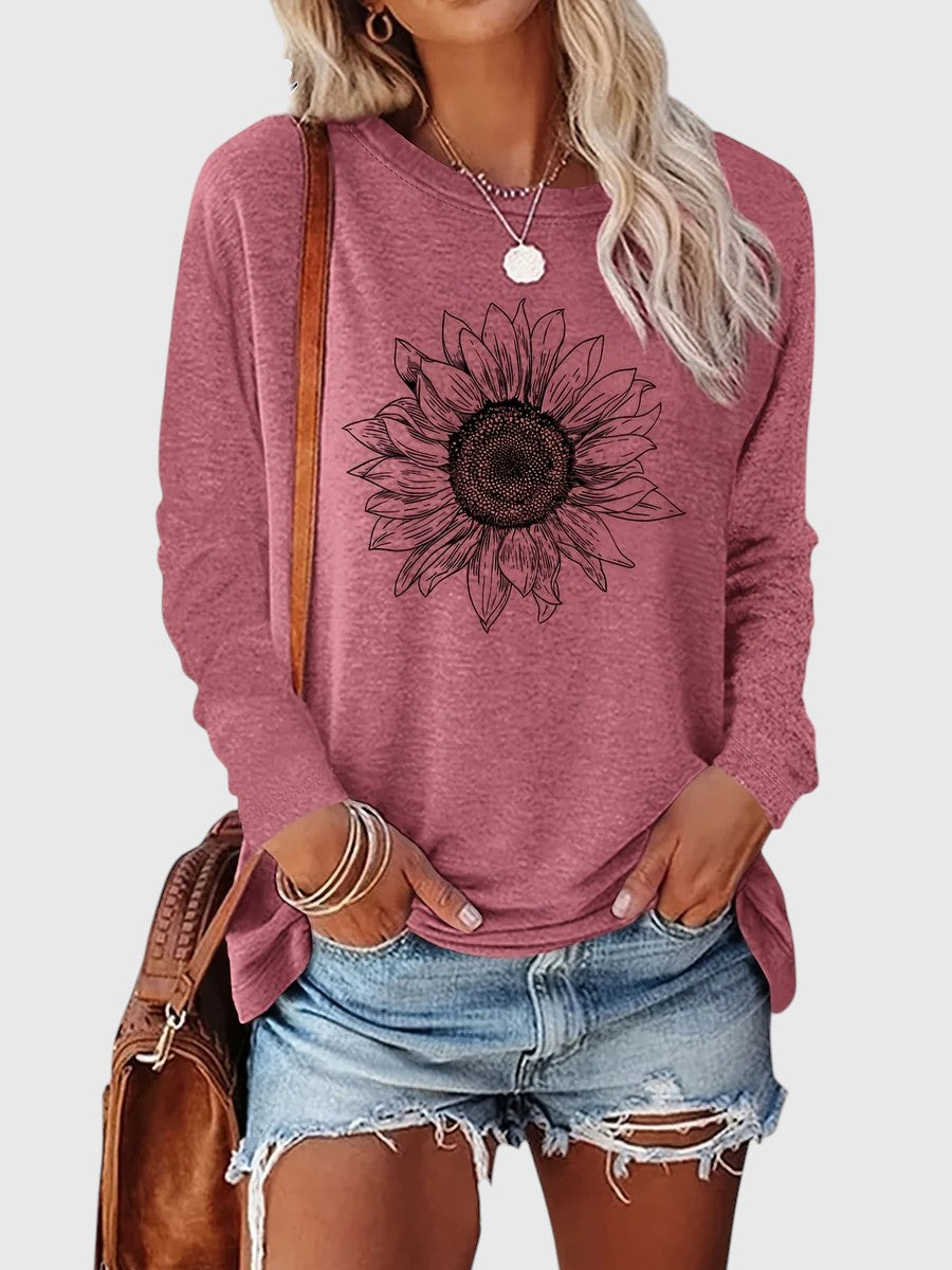 Fenne - Elegant Sunflower Top