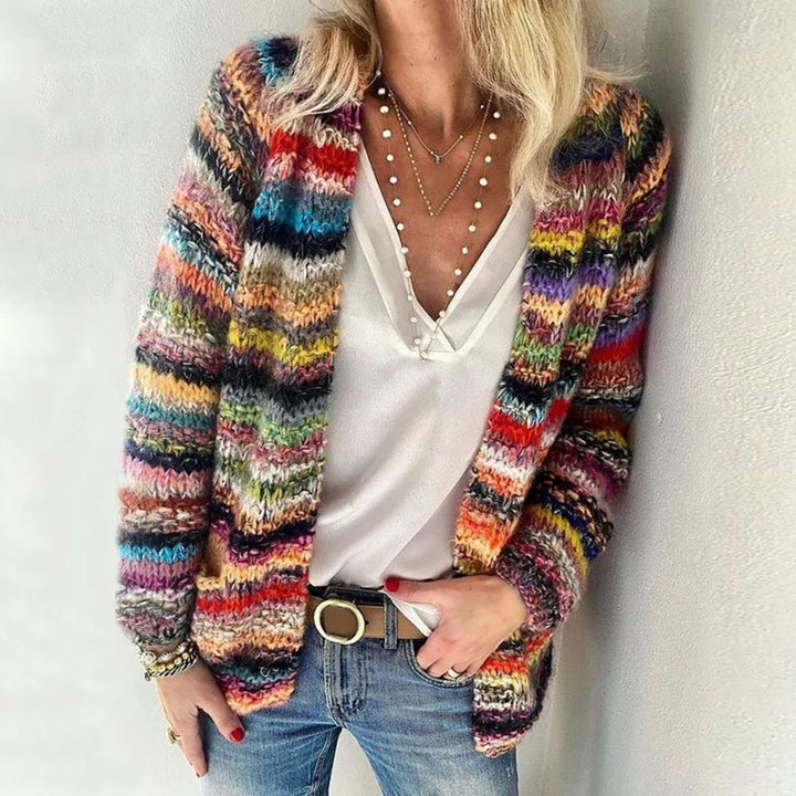 Zara™ - Vibrant Multicolor Cardigan