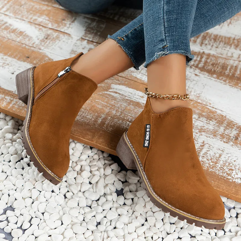 Bindi™ - Thick Sole Ankle Boots