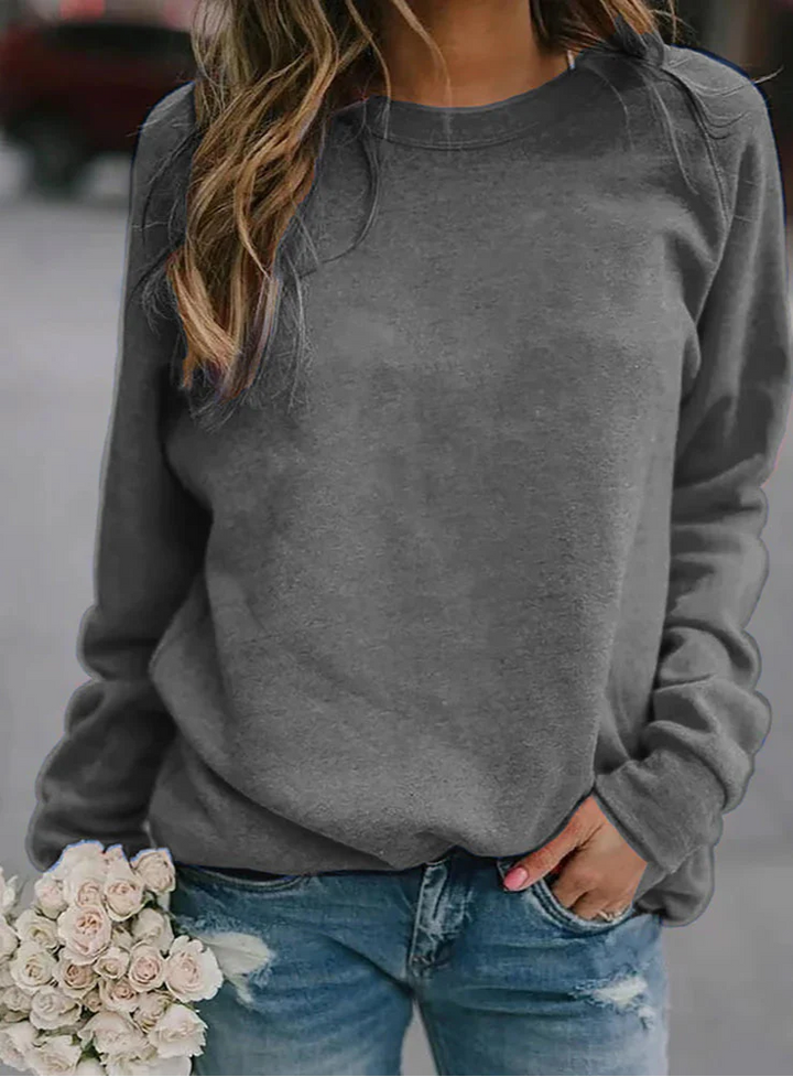 Suus - Comfortable sweatshirt with round neck