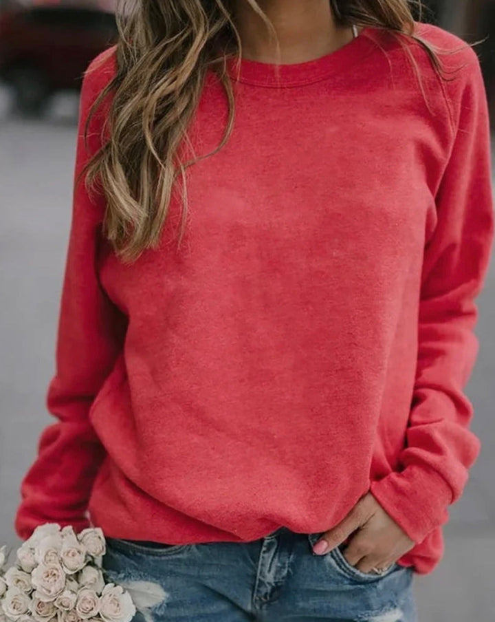 Suus - Comfortable sweatshirt with round neck