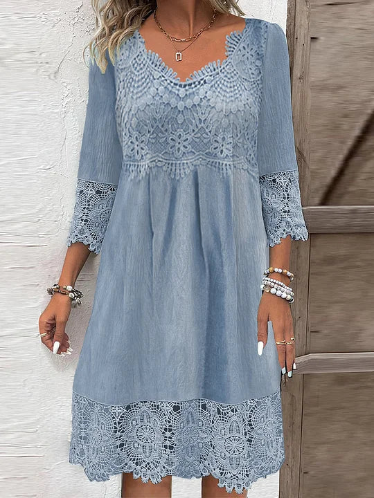 Rachel | Midi Lace Dress