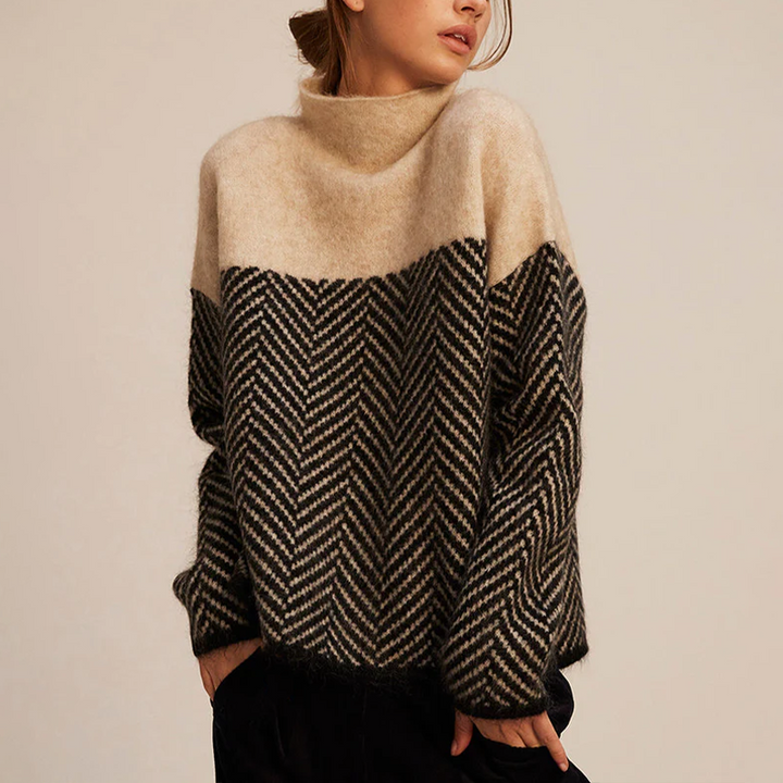 Talia™ - Cozy Turtleneck Knit Sweater