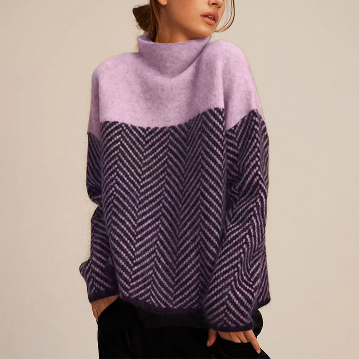 Talia™ - Cozy Turtleneck Knit Sweater