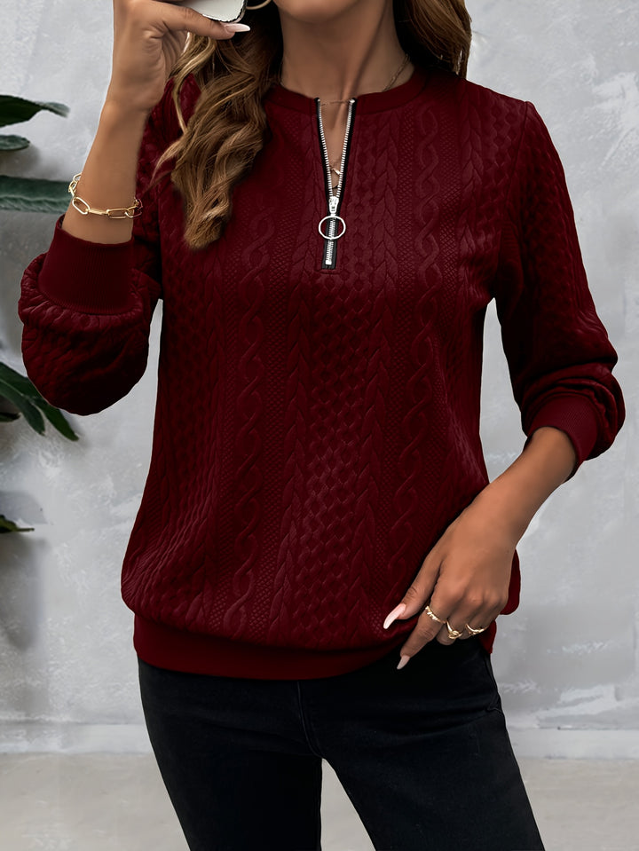 Niki - Elegant Jumper with Zip