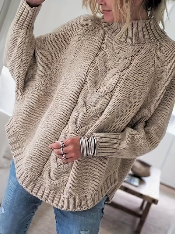 Janelle - Cozy Vintage Cable Knit Sweater