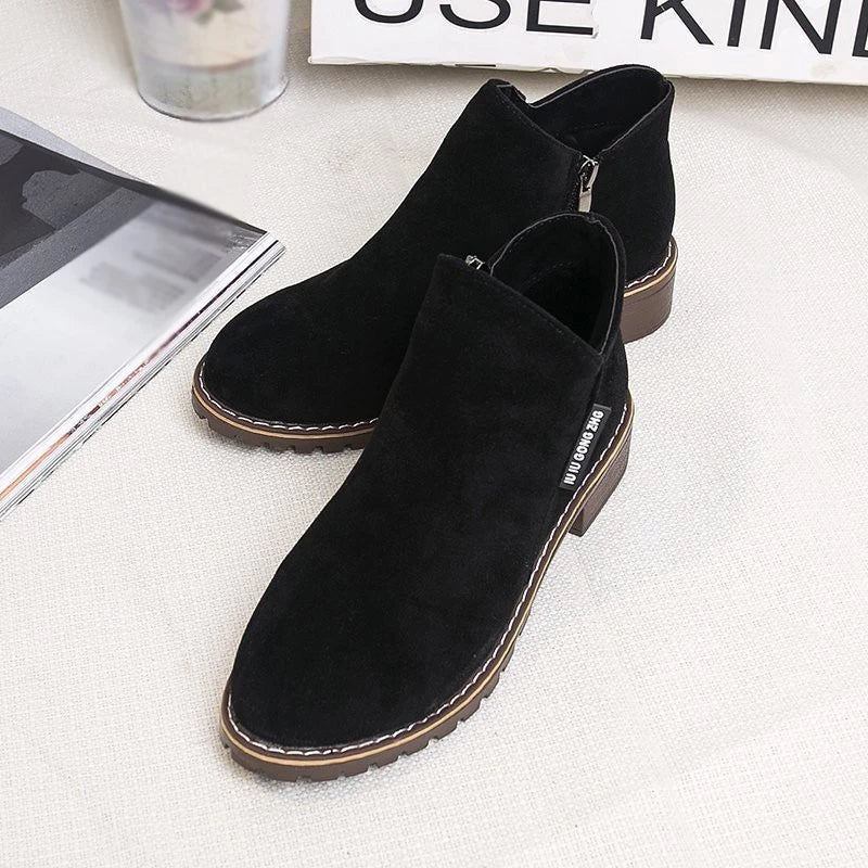 Bindi™ - Thick Sole Ankle Boots